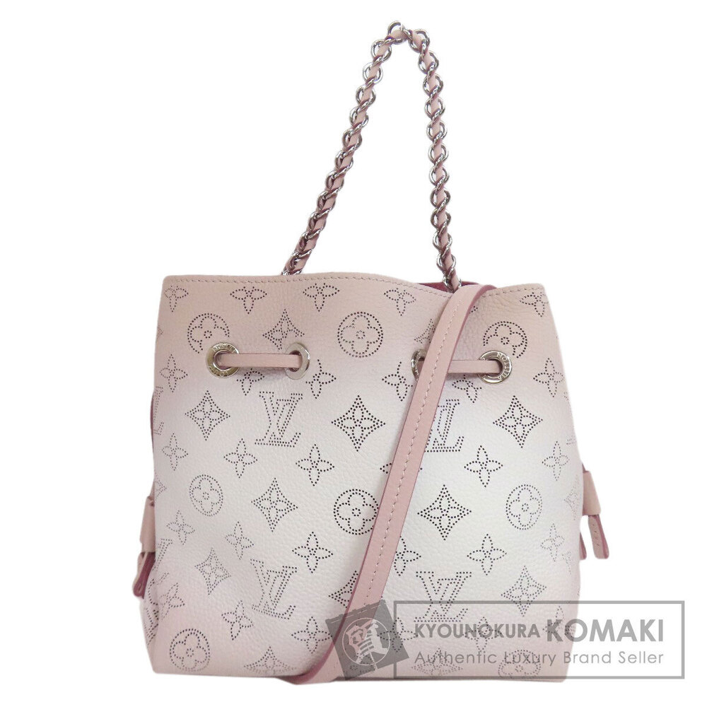 Louis Vuitton Bella Handbag Mahina Leather Pink